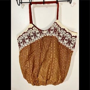 BOHO Tote Bag with Rope Handles